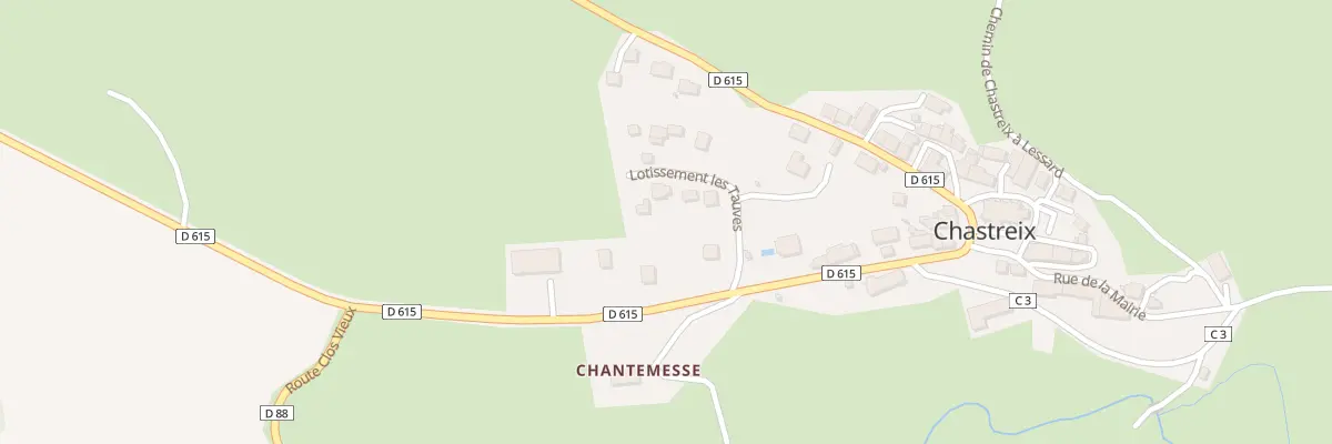 Plan du 5356 Les Tauves à Chastreix