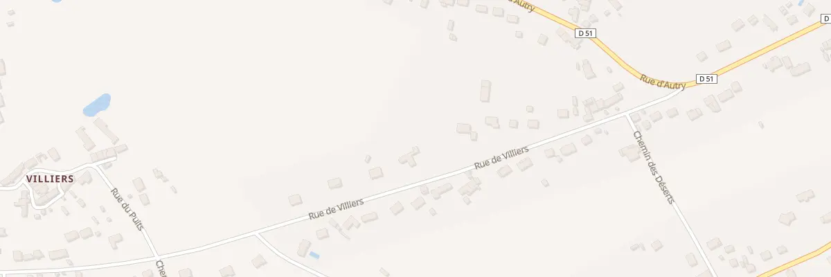 Plan du 22 Rue de Villiers à Châtillon-sur-Loire