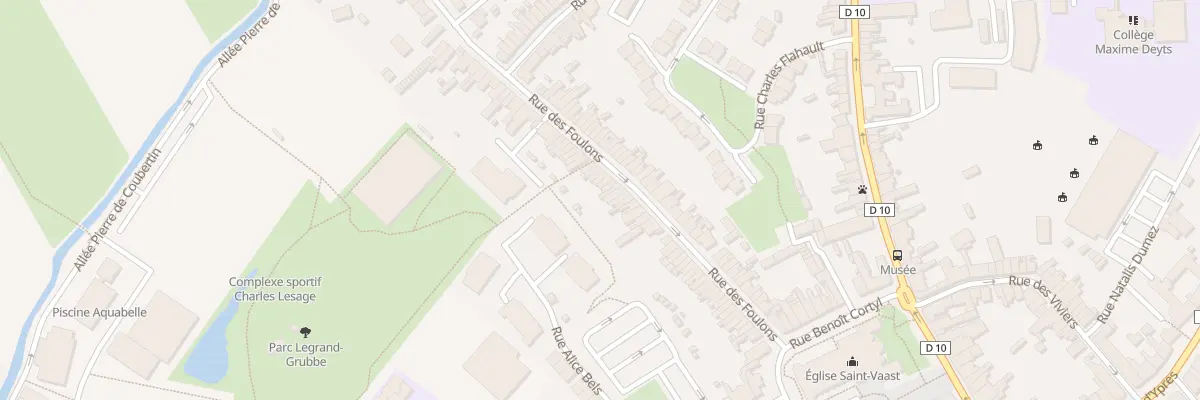Plan du 63 Rue des Foulons à Bailleul