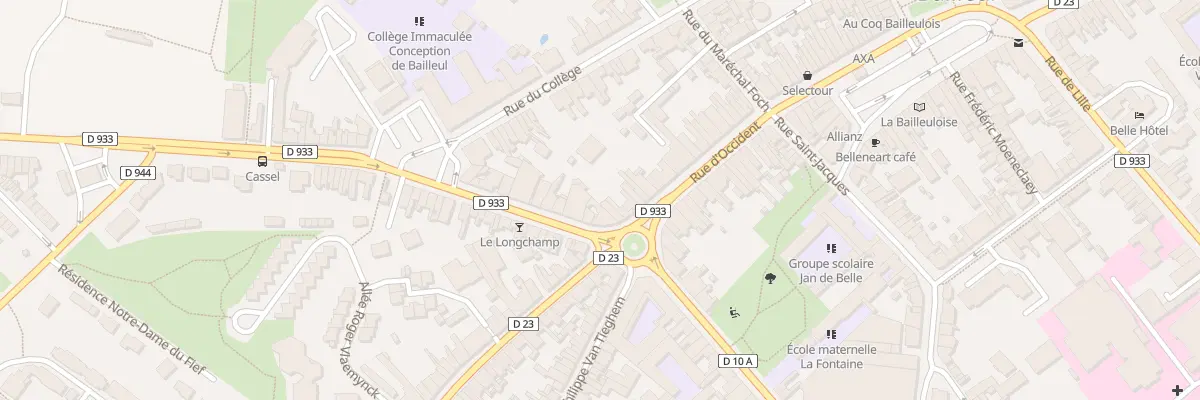 Plan du 50 Rue d’Occident à Bailleul