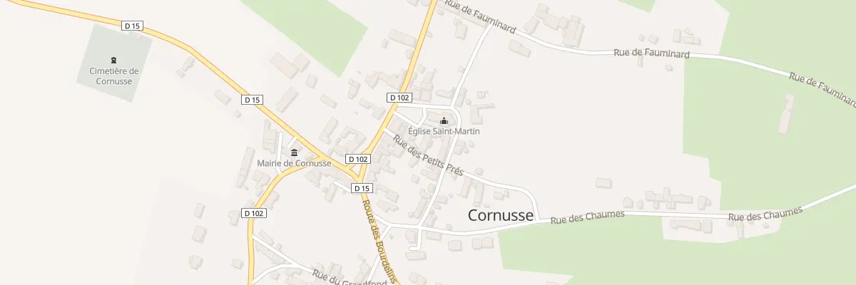 Plan du 4 Pl de l’Eglise à Cornusse
