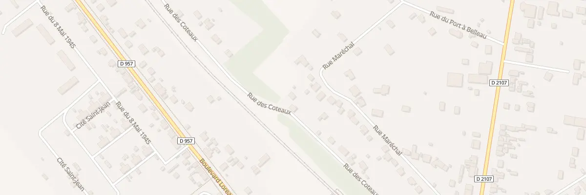 Plan du 40 Rue des Coteaux à Briare