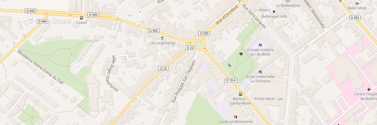 Plan du 8 Rue Philippe Van Tieghem à Bailleul