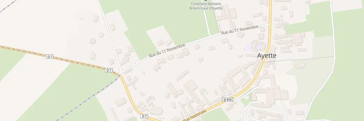 Plan du 11 Rue du 11 Novembre à Ayette