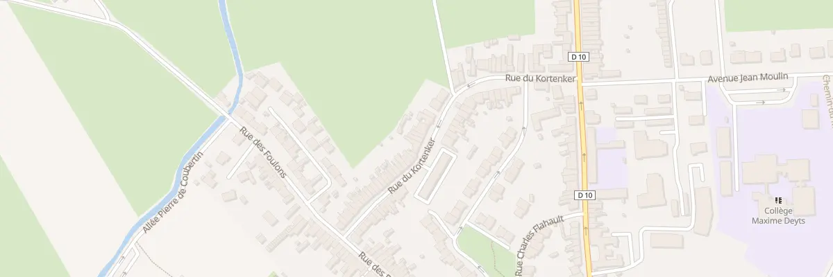 Plan du 51 Rue Kortenker à Bailleul