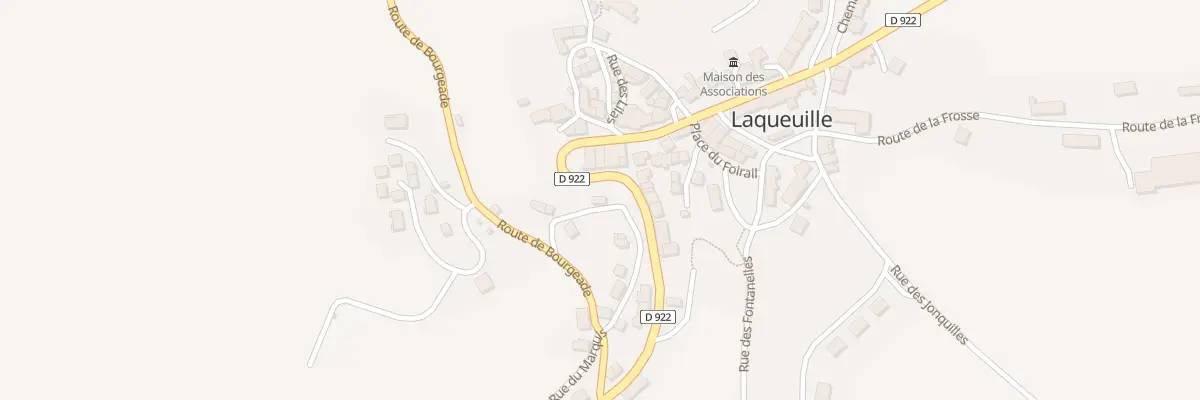 Plan du 5085 Bourg de Laqueuille à Laqueuille