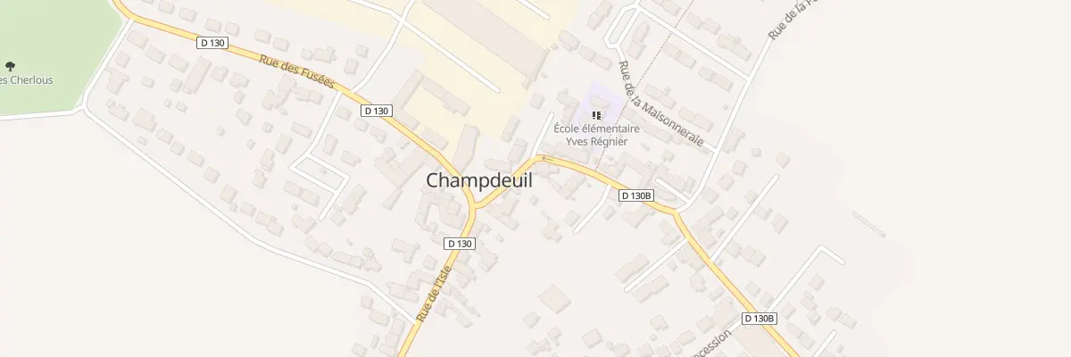 Plan du 38 Rue Grande à Champdeuil
