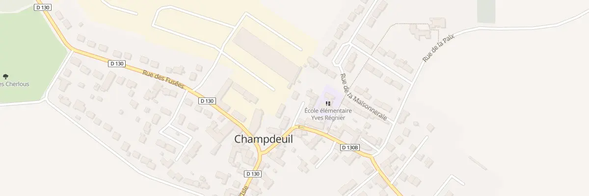 Plan du 37 Rue Grande à Champdeuil