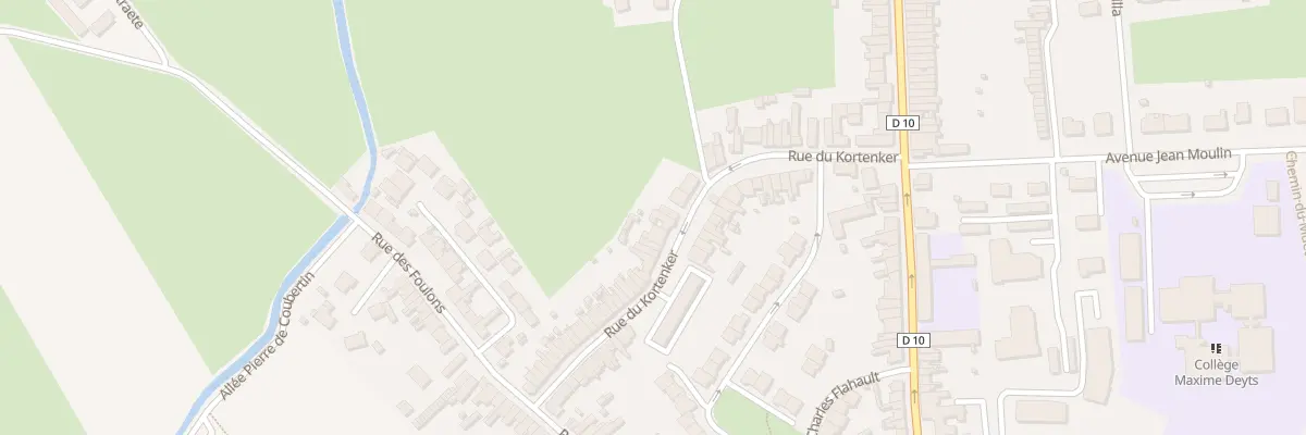 Plan du 59 Rue Kortenker à Bailleul