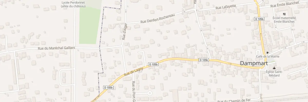 Plan du 76 Rue de Lagny à Dampmart