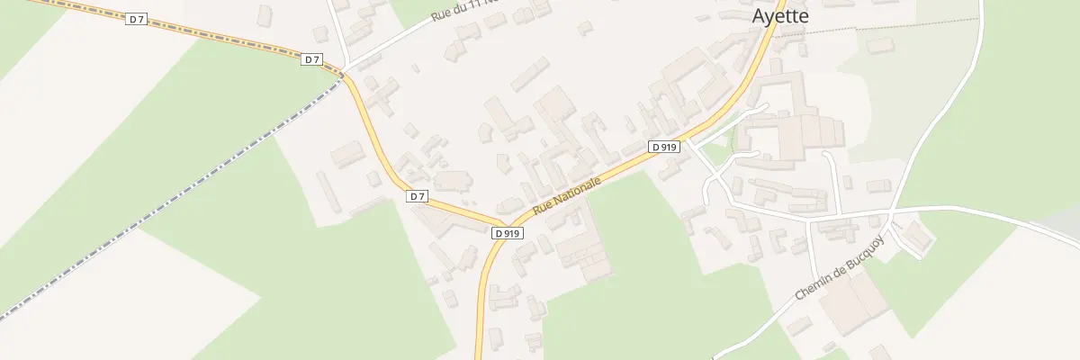 Plan du 56 Rue Nationale à Ayette