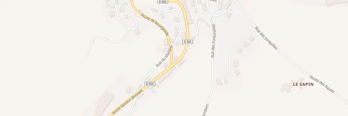 Plan du 5076 Bourg de Laqueuille à Laqueuille