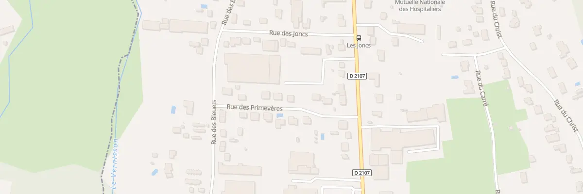 Plan du 108 Rue des Primevères à Amilly