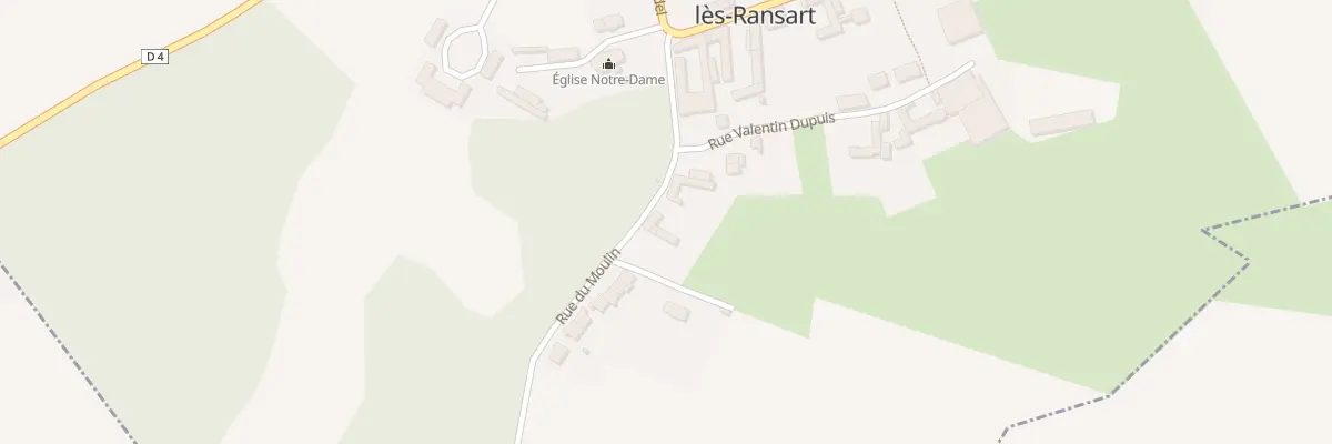 Plan du 7 Rue du Moulin à Hendecourt-lès-Ransart