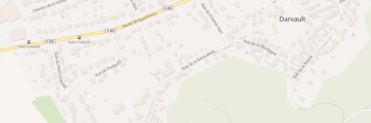 Plan du 16 Rue de la Barauderie à Darvault