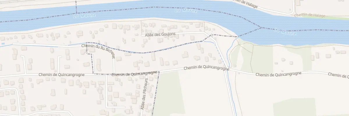 Plan du 48 Che de Quincangrogne à Montévrain