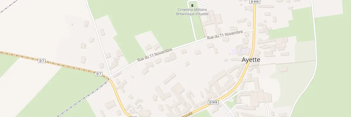 Plan du 9 Rue du 11 Novembre à Ayette