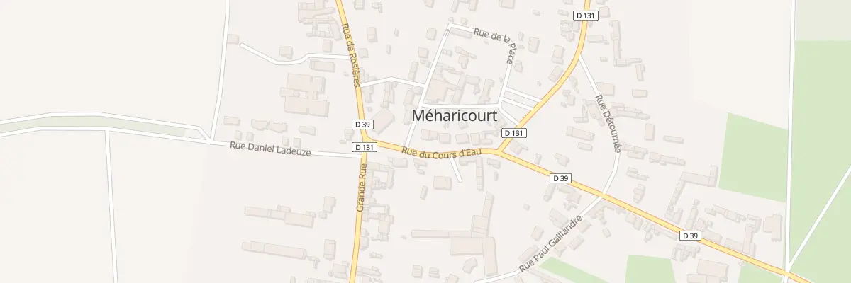 Plan du 2 Rue de l’Eglise à Méharicourt