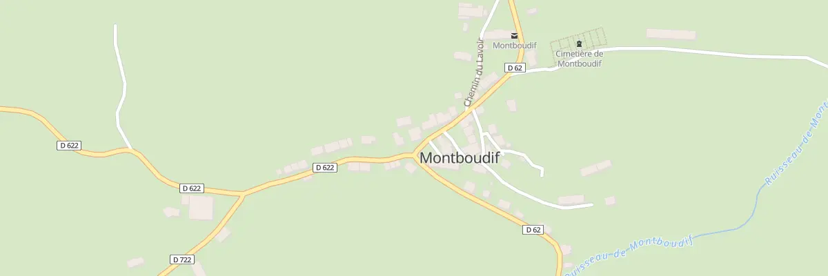Plan du 5060 Le Bourg à Montboudif