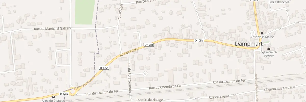 Plan du 77 Rue de Lagny à Dampmart