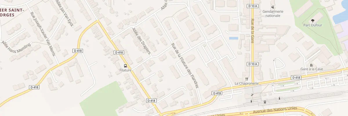 Plan du 28 Rue de la Filature des Flandre à Bailleul