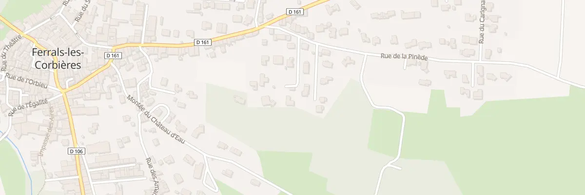 Plan du 3 Imp du Onze Novembre 1918 à Ferrals-les-Corbières