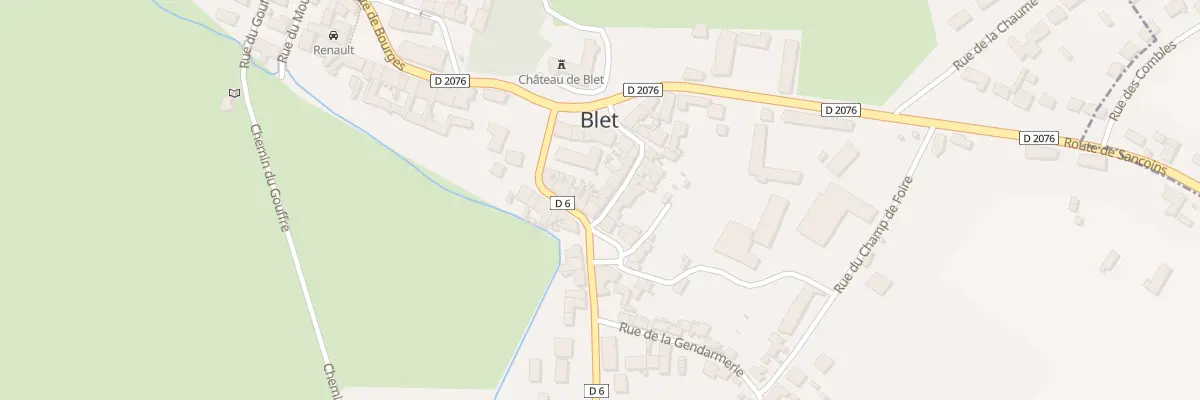 Plan du 16 Rue de la Gaitè à Blet