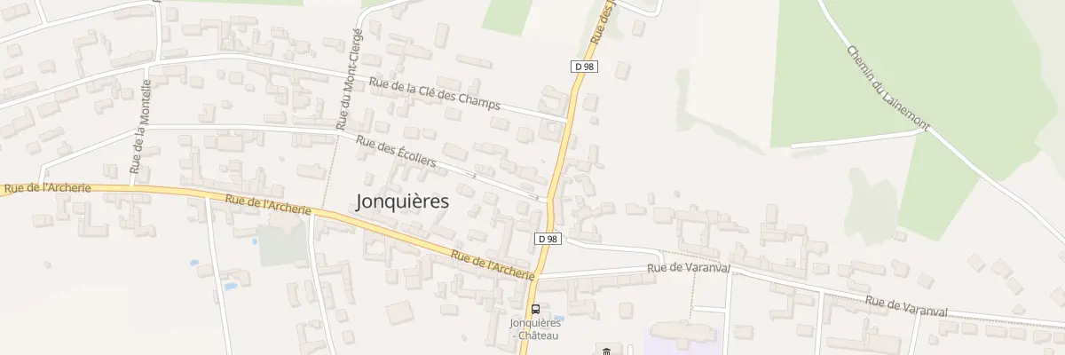Plan du 2 Rue des Ecoliers à Jonquières