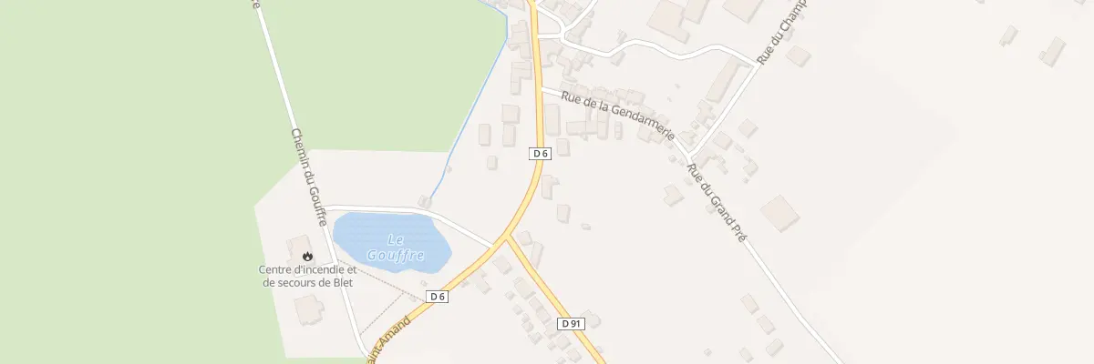 Plan du 27 Rte de Saint Amand à Blet