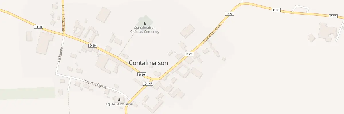Plan du 3 Rue d’En Haut à Contalmaison