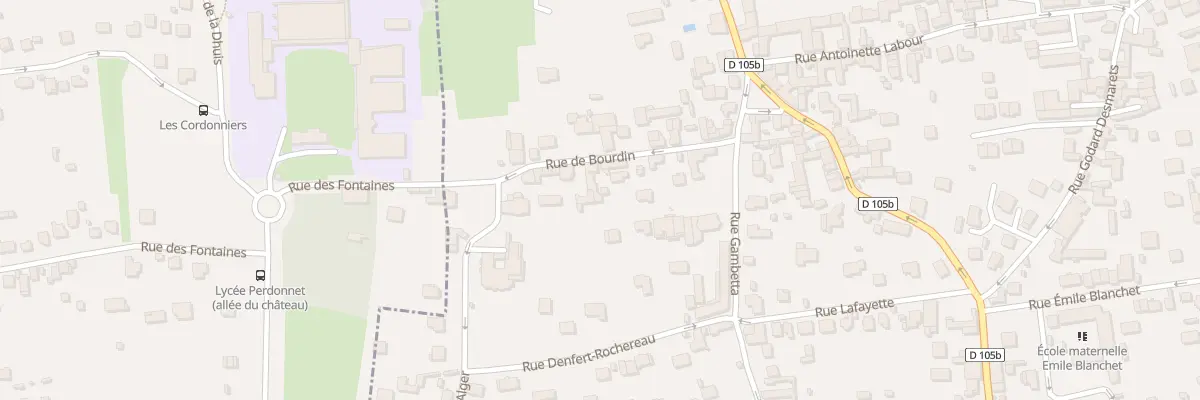 Plan du 13 Rue de Bourdin à Dampmart