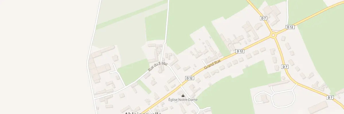 Plan du 1 Rue du Huit Mai à Ablainzevelle