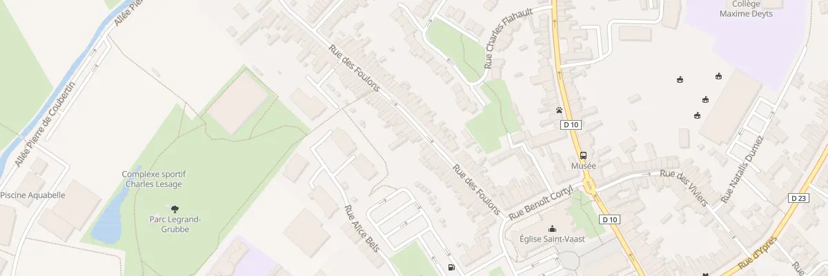 Plan du 49 Rue des Foulons à Bailleul