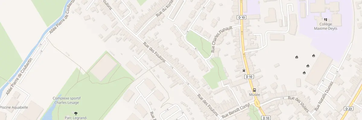 Plan du 48 Rue des Foulons à Bailleul