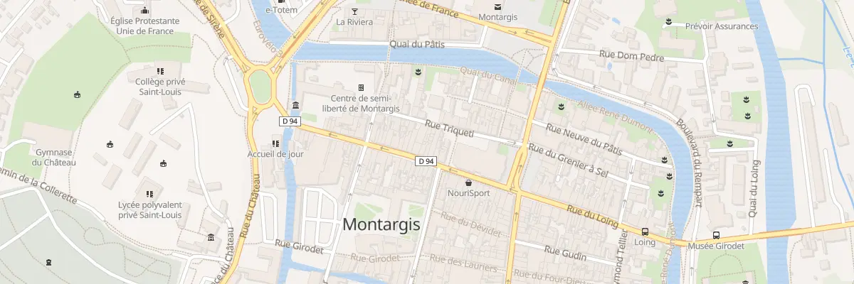 Plan du 7 Rue de Triqueti à Montargis