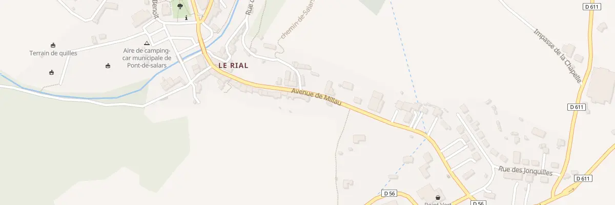 Plan du 5246 Av de Millau à Pont-de-Salars
