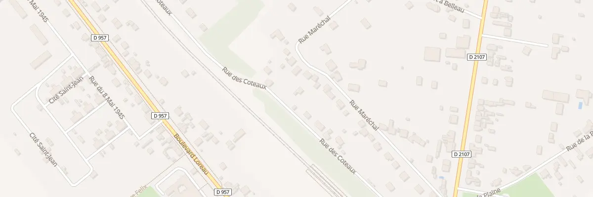 Plan du 32 Rue des Coteaux à Briare