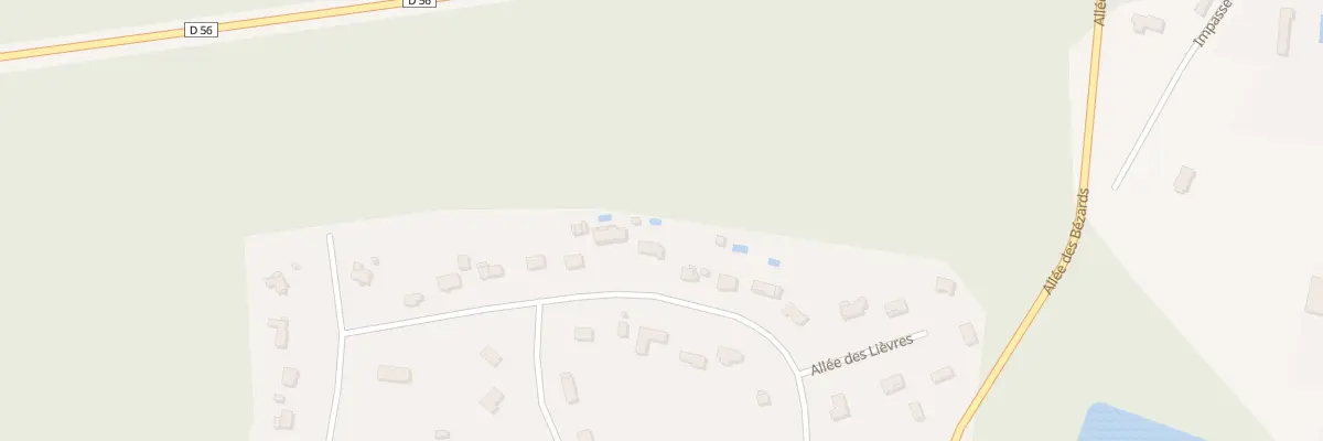 Plan du 58 All des Liévres à Boismorand