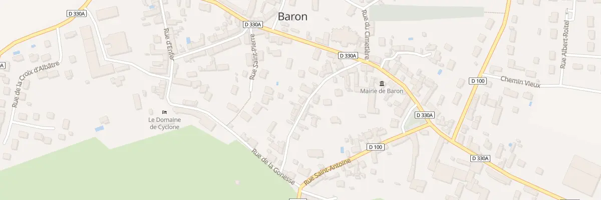 Plan du 10 Rue aux Fouarres à Baron