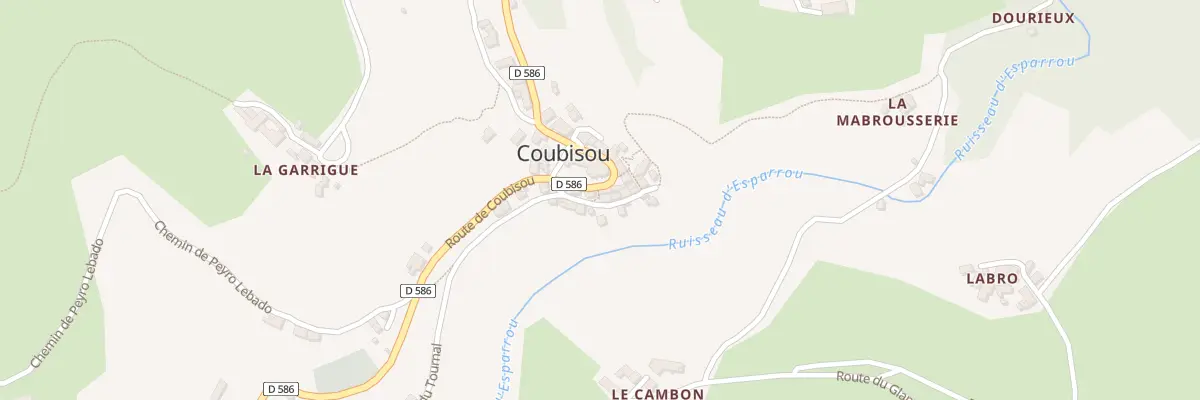 Plan du 5371 Coubisou à Coubisou