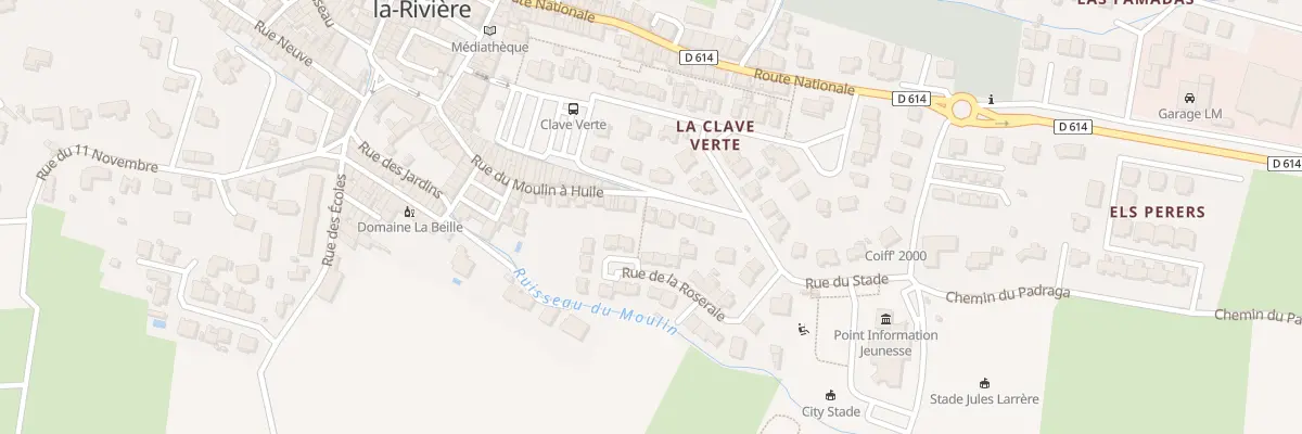 Plan du 2 Rue du Stade à Corneilla-la-Rivière