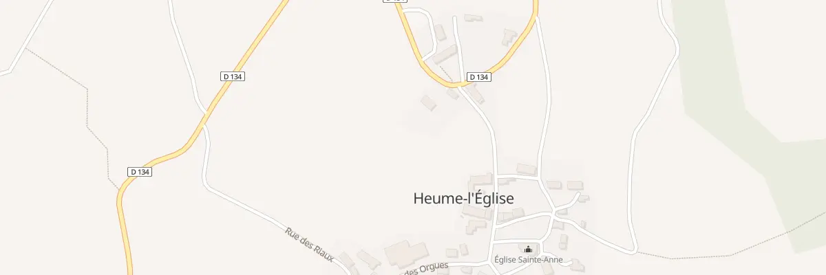 Plan du 5020 Bourg de Heume l’Eglise à Heume-l’Église