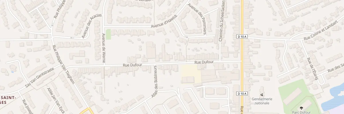 Plan du 52 Rue Dufour à Bailleul