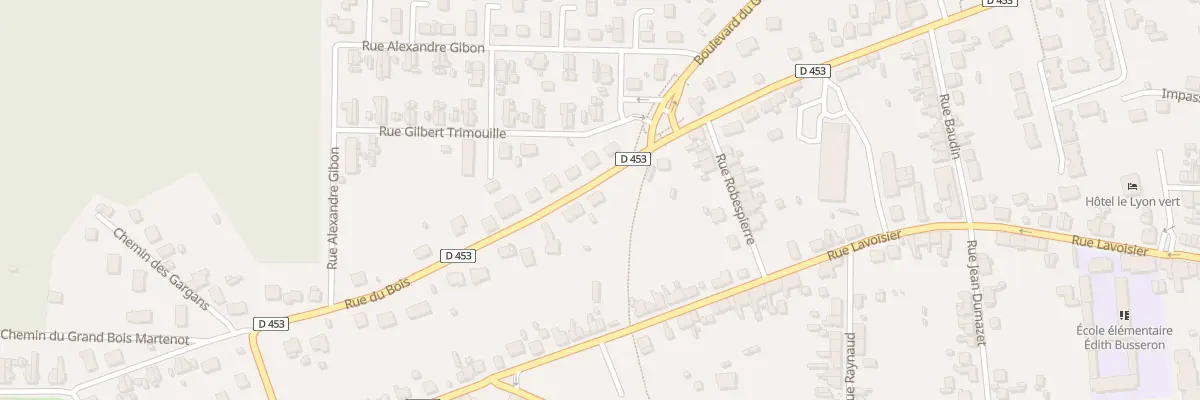 Plan du 47 Rue du Bois à Commentry