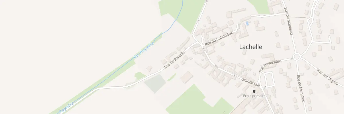 Plan du 4 Rue du Paradis à Lachelle