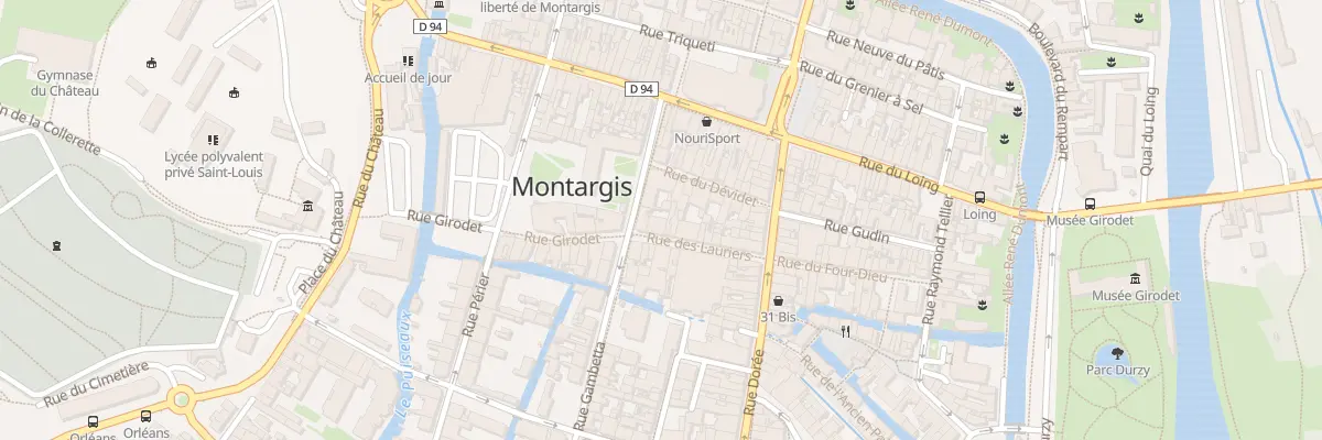 Plan du 18 Rue des Lauriers à Montargis