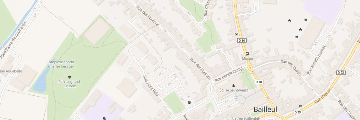 Plan du 35 Rue des Foulons à Bailleul