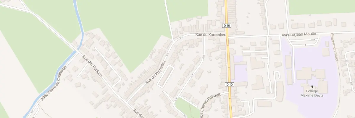 Plan du 36 Rue Kortenker à Bailleul
