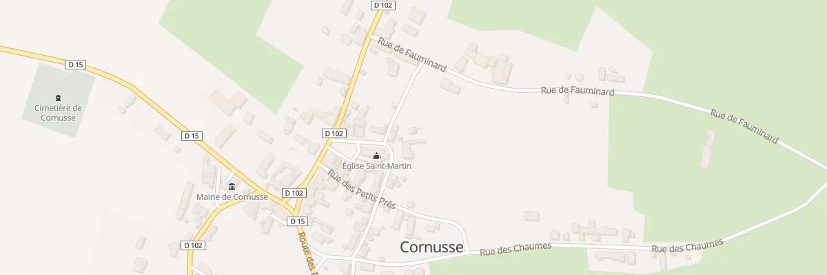 Plan du 9 Pl de l’Eglise à Cornusse