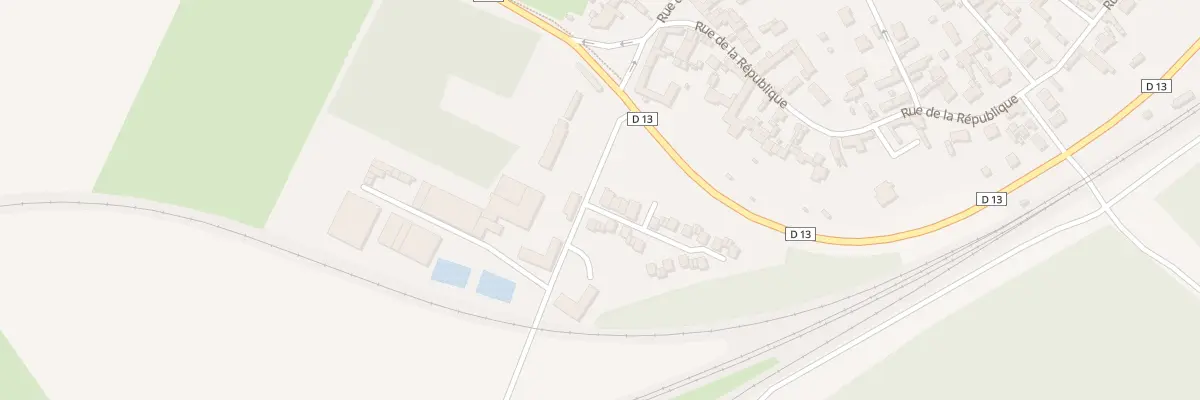 Plan du 1 Imp de la Vieille Ferme à Rivecourt
